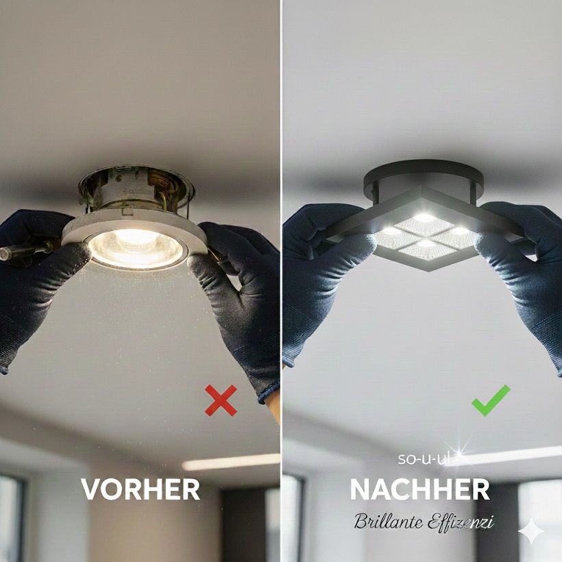 so-u-l LED Umrüstung Downlight