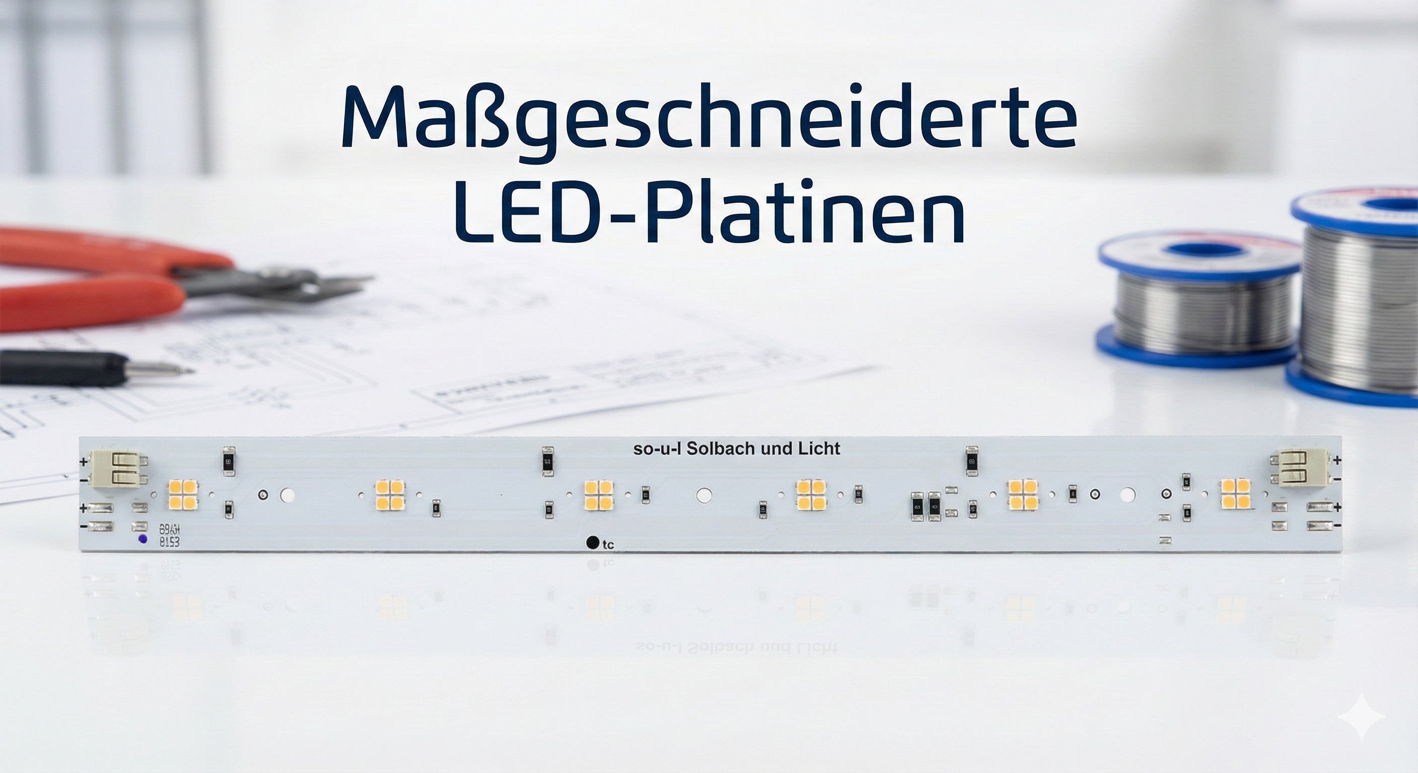 Maßgeschneiderte LED Platine
