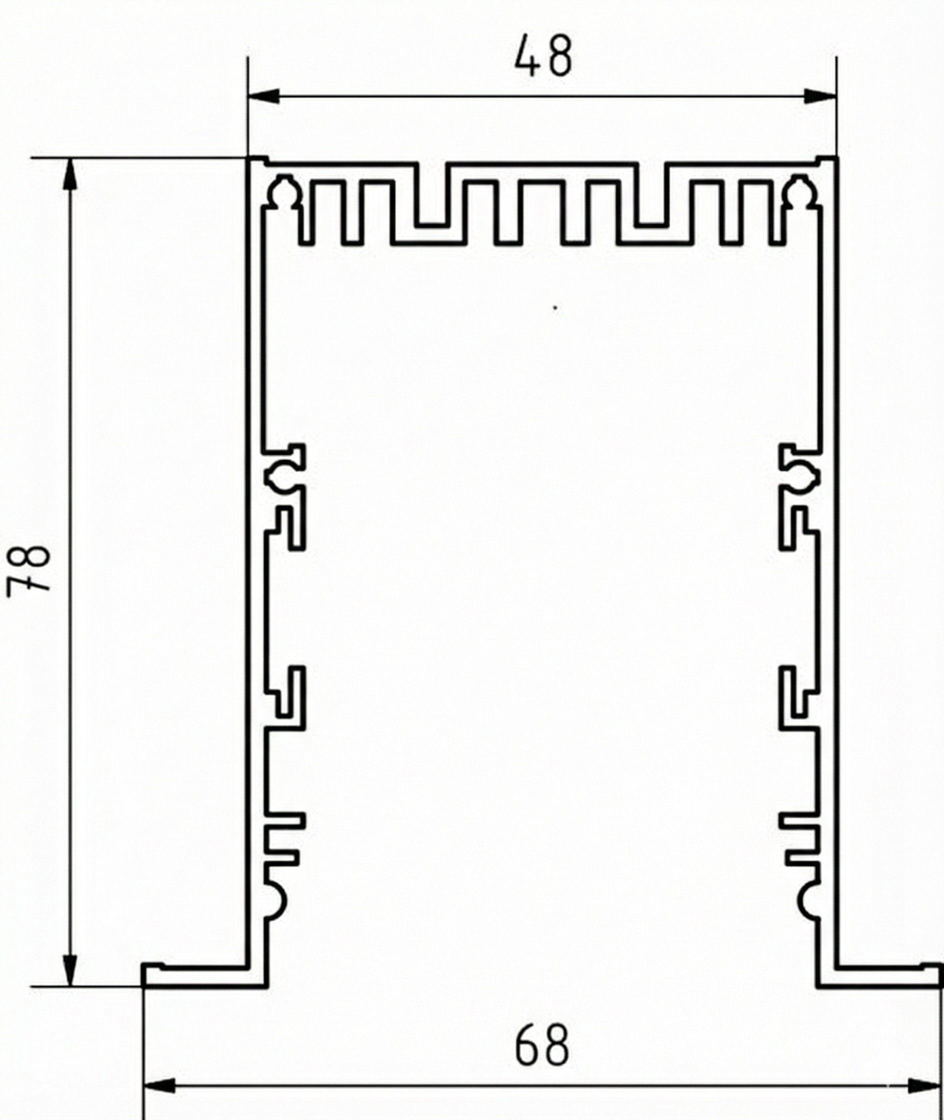 System PRO EB technische Zeichnung
